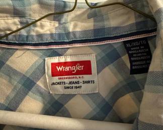 Wrangler Plaid Long-Sleeve Shirt