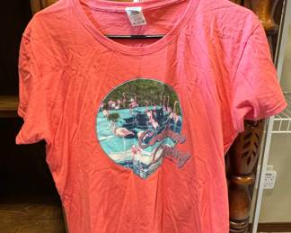Coral Flamingo Graphic T-Shirt