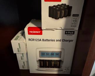 Tenergy RCR123A Batteries and Charger Kit