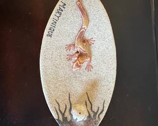 Martinique Gecko Ceramic Incense Holder