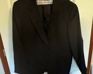 Men's Black Wool Blazer