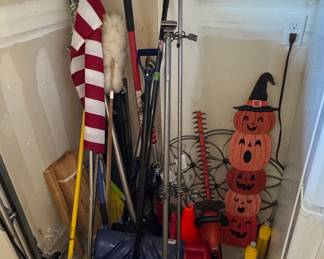 Assorted Garage and Yard Tools