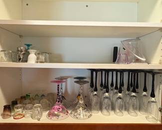 Assorted Barware and Drinkware Set