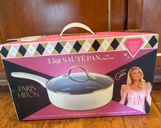 Paris Hilton 3.5qt Sauté Pan with Glass Lid