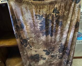 Women's Floral Brocade Maxi Skirt