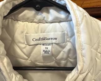 Croft & Barrow Women's Quilted Vest 1X