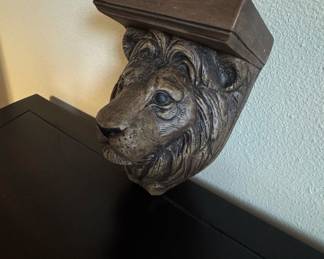Lion Head Corbel Shelf Bracket