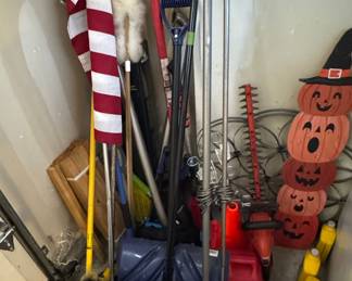 Assorted Garage and Yard Tools
