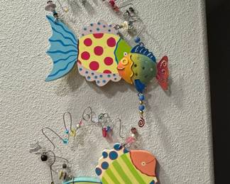 Whimsical Fish Wall Decor Set
