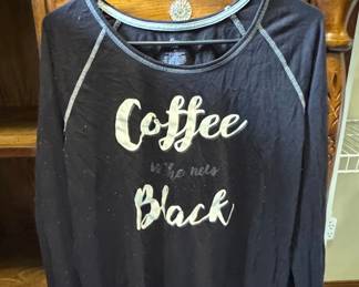 Coffee is the new Black Long Sleeve T-Shirt