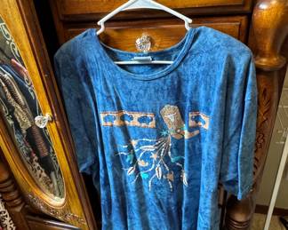 Vintage Western Boot & Buffalo Graphic T-Shirt