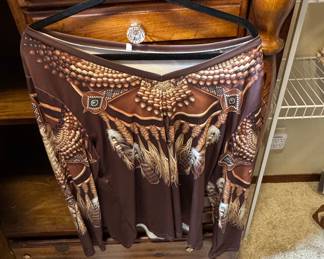 Women's "American Indian Inspired" Graphic Print Long-Sleeve Top