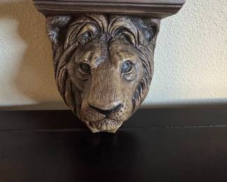 Lion Head Corbel Shelf Bracket