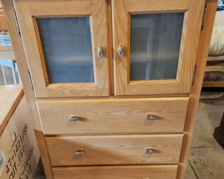 Tall Dresser with 3 Drawers and 2 Cabinets