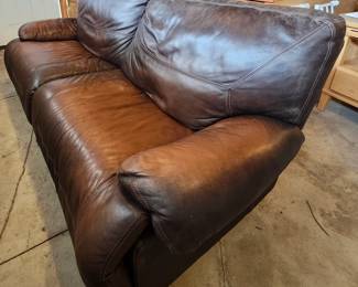 Brown Leather Couch
