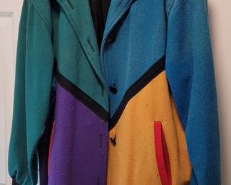 Vintage multicolor jacket size small