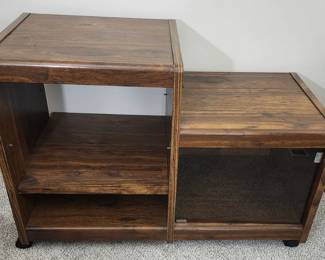 Walnut Finish TV Stand