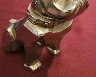 Vintage Mack truck Bulldog hood ornament ground plated metal design patent 87931