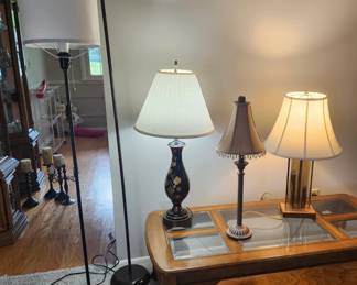 Assorted Lamps