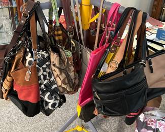More designer purses (photo taken from different angle)