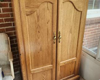Wood Entertainment Center