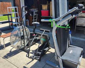 Bench Press, Bike, Nordic Track Ab Works, Nordic Track Tread Mill