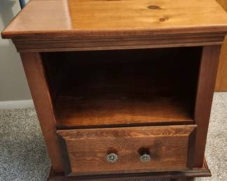 Solid Pine Bedside Night Stand
