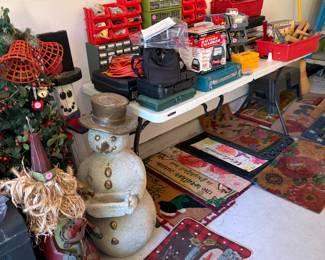 Holiday decor, tools