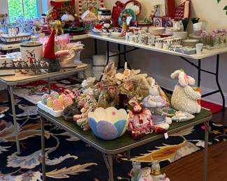 Vintage and modern decor, housewares, linens and pottery