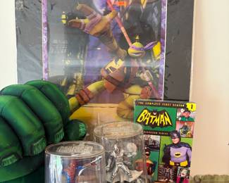 Vintage and modern toys