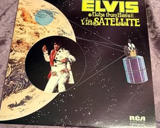 Elvis From Hawaii Double Record LP Via Satellite