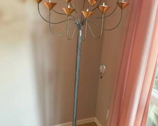 Sculptural Almost 5ft Tall FreeStanding Candle Holder