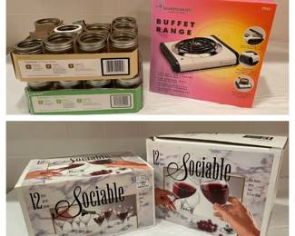 Kitchen Items Still In Boxes