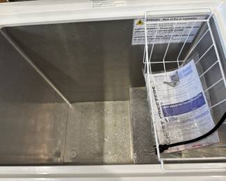 GE freezer chest