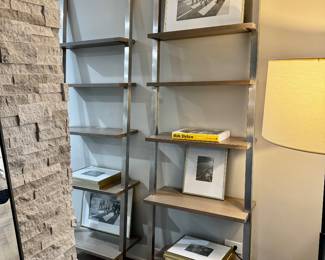 Room & Board Gallery leaning shelves - 2 available   27w x 14d x 85h 