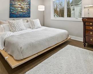 Floyd platform king bed - Tempur-Pedic mattress
