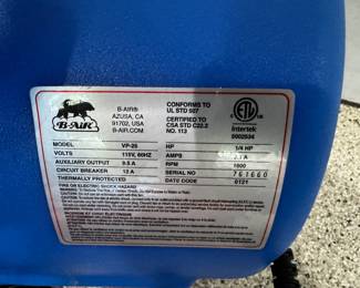 B-Air blower fan