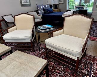 Pr. Bergere-style chairs