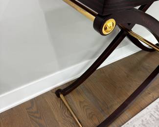 Graceful x-form console table - in the style of Theodore Alexander34"h x48"w x 16"d