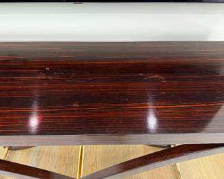Graceful x-form console table - in the style of Theodore Alexander34"h x48"w x 16"d