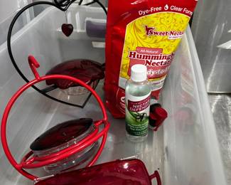 Hummingbird feeders