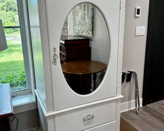 Lane Furniture mirrored cedar cabinet  72"h  x 30"w x 22.5"d