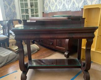 Berkey and Gay Sideboard with Custom Glass tops