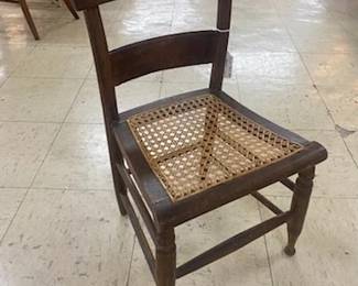 Child's Cane Seat Chair