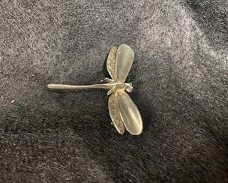 Sterling Dragonfly Pin-925