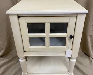 White NightStand w/Door