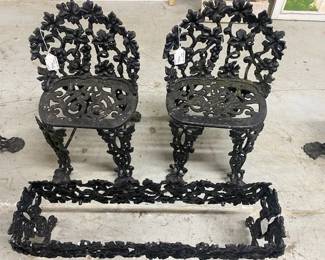 Cast Iron Chairs 