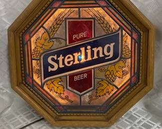 Sterling Beer Light-Up Sign 