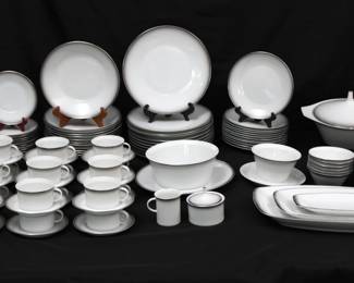 Mid Century Modern Rosenthal Germany Evensong Porcelain Dinnerware Set
