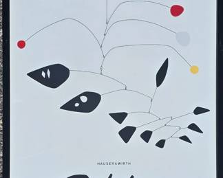 Alexander Calder exhibition poster.